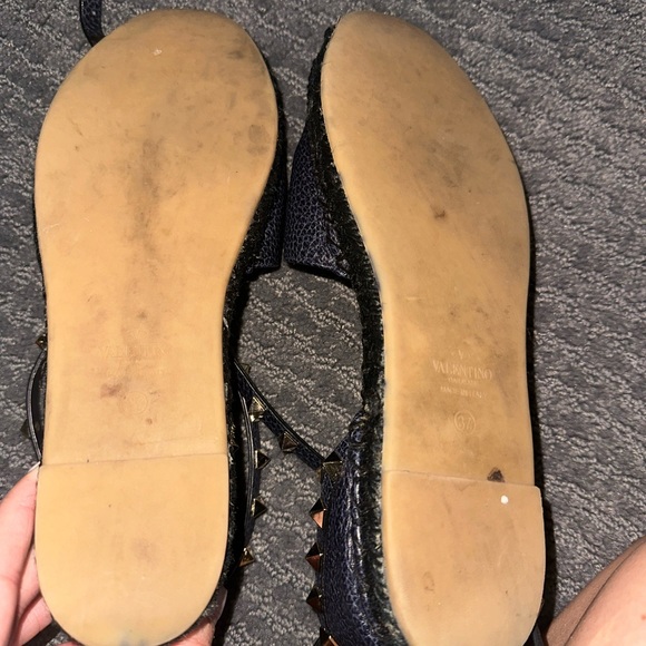 Valentino Rockstud Leather Espadrilles - Picture 6 of 6